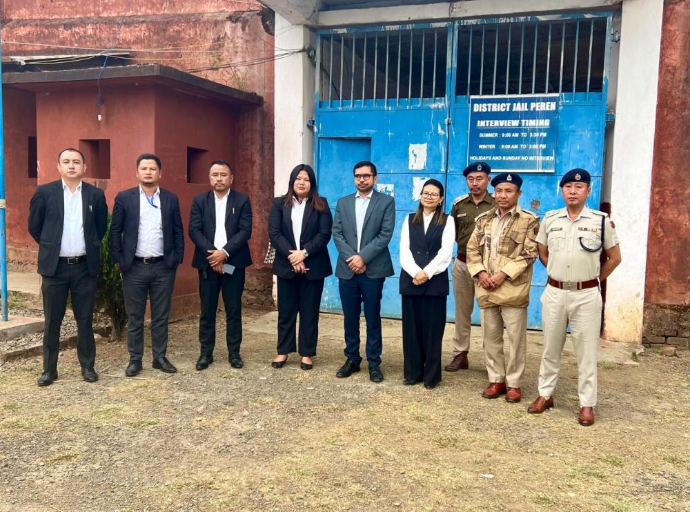 Peren District Committee constituted to address the issue pertaining to overcrowding of jails held a meeting at the Peren Jail on March 19.